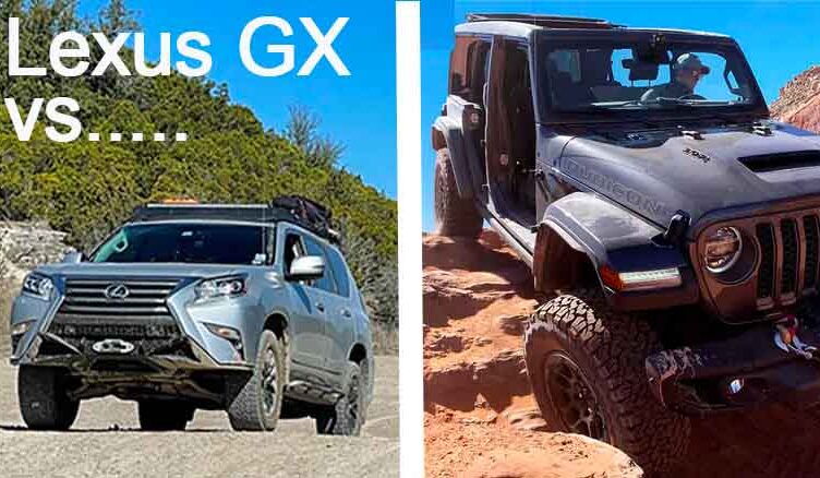 Lexus GX460 vs Jeep Wrangler Off Road