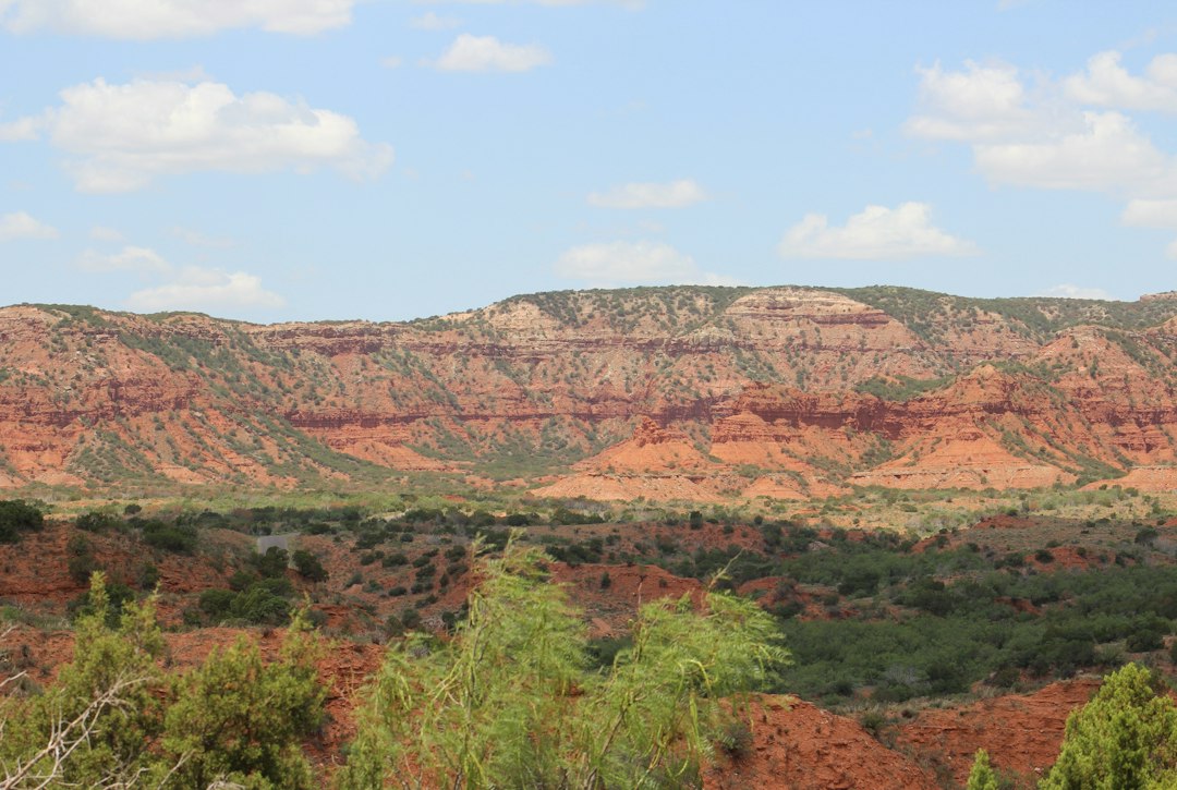Caprock Canyons State Park landscape in Texas